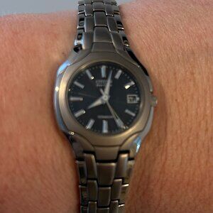 Citizen Silver and Black Women's Watch